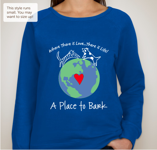 "A Place To Bark" Fundraiser - unisex shirt design - small