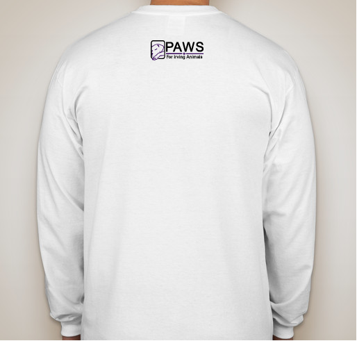 PAWS for Irving Animals T-Shirt Fundraiser Fundraiser - unisex shirt design - back
