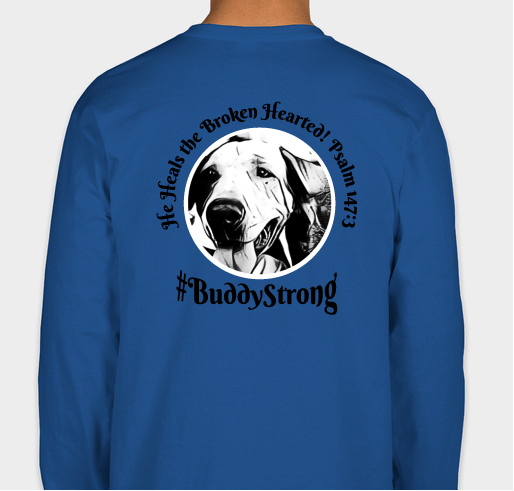 #BuddyStrong Fundraiser - unisex shirt design - back