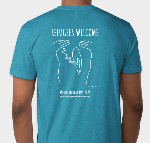 Love Your Neighbor - Episcopal Migration Ministries Apparel Fundraiser Fundraiser - unisex shirt design - back