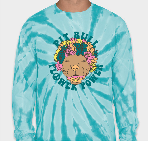 Rescue Road Trip / Pit Bull Flower Power Fundraiser - unisex shirt design - small