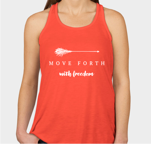 Move Forth With Freedom Fundraiser - unisex shirt design - front