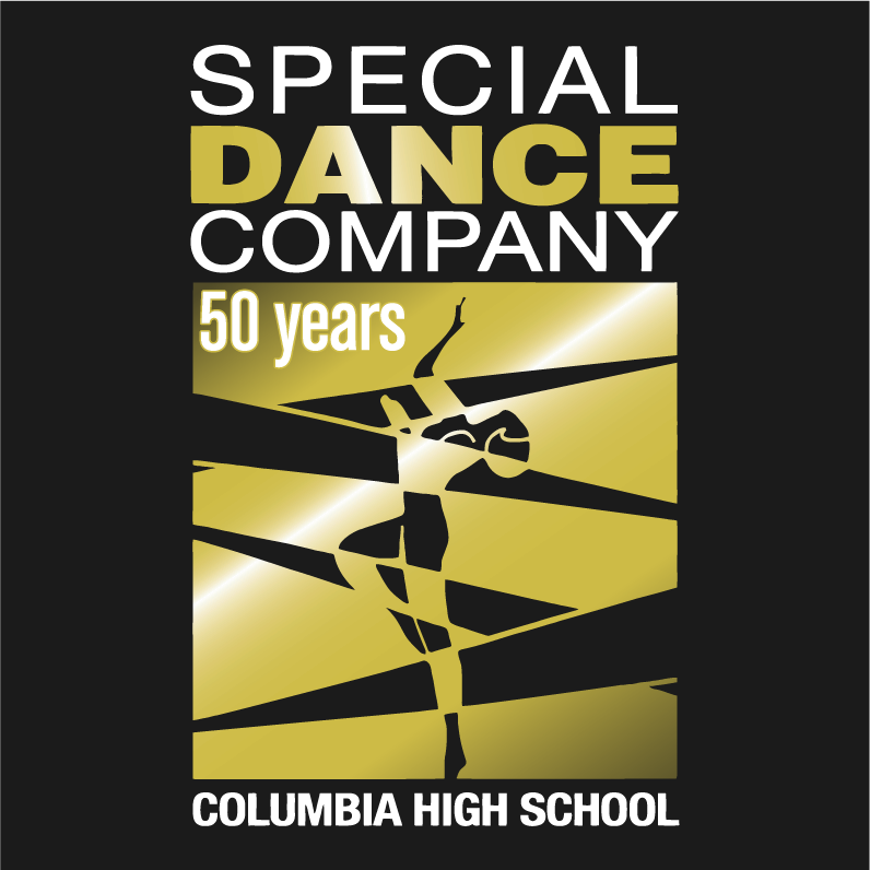 Special Dance Company Fundraiser 50th Anniversary Limited Edition T-Shirts shirt design - zoomed