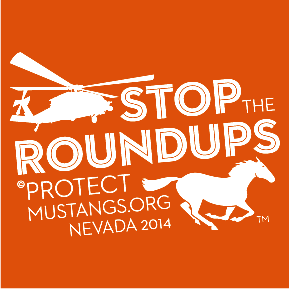 Protect Mustangs shirt design - zoomed