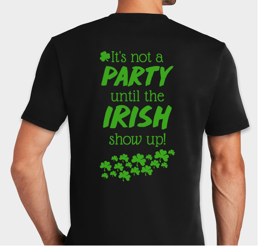 Irish American Society of Tidewater's Party Shirt Sale Fundraiser - unisex shirt design - back