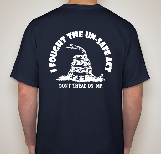 New York State Rifle and Pistol Association Fundraiser - unisex shirt design - back