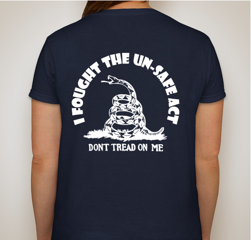 New York State Rifle and Pistol Association Fundraiser - unisex shirt design - back
