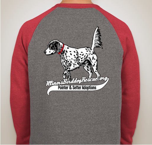 Illinois Birddog Rescue Fundraiser - unisex shirt design - back