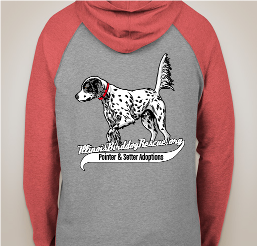 Illinois Birddog Rescue Fundraiser - unisex shirt design - back