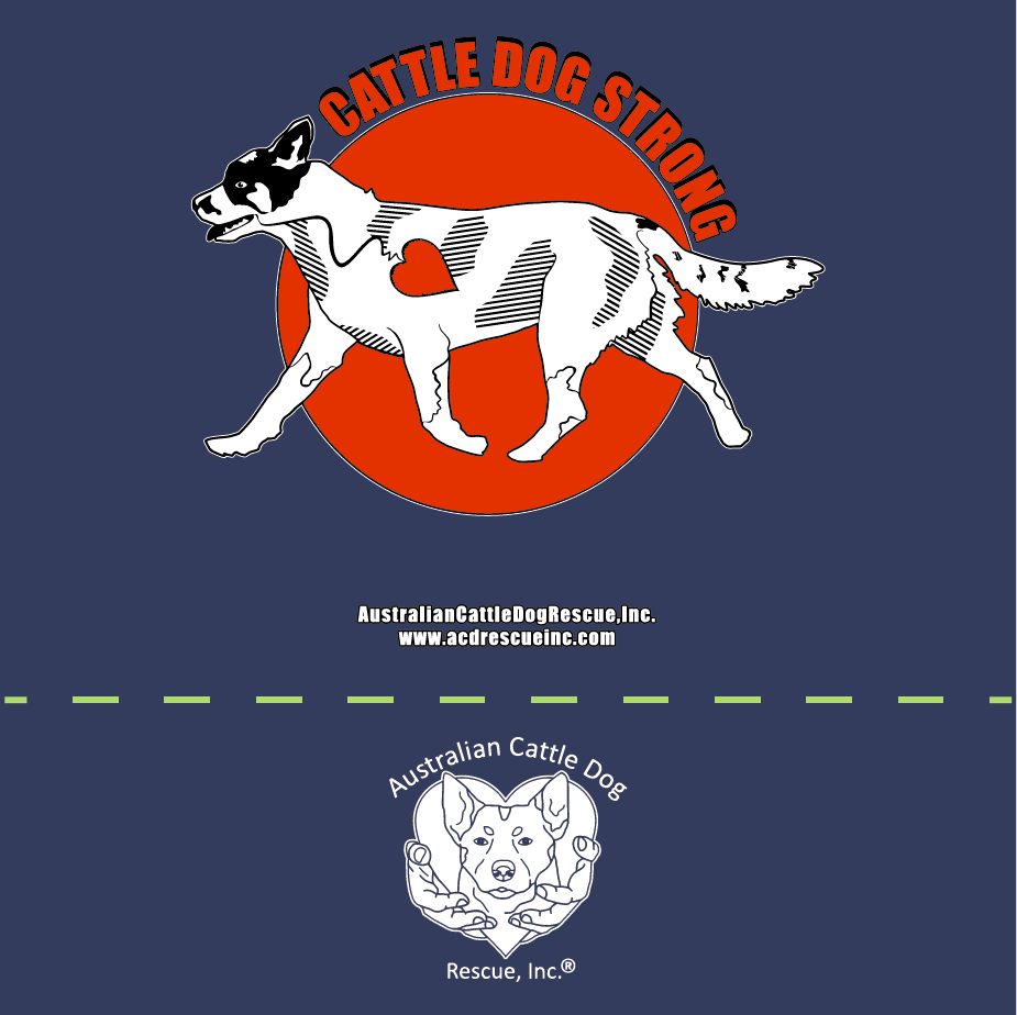 Raising Funds for the Rescued Mississippi Cattle Dogs shirt design - zoomed