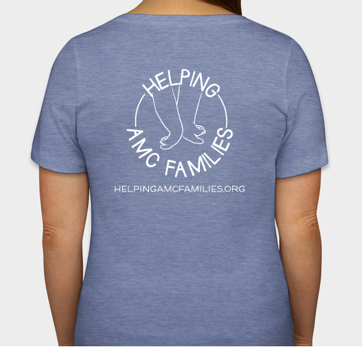 Helping AMC Families - LOGO TOPS! Fundraiser - unisex shirt design - back
