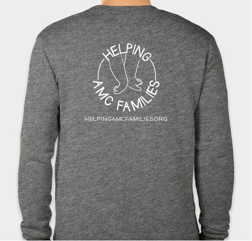 Helping AMC Families - LOGO TOPS! Fundraiser - unisex shirt design - back