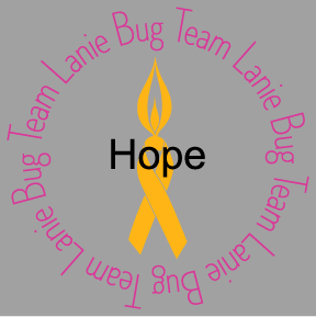 Team Lanie Bug shirt design - zoomed