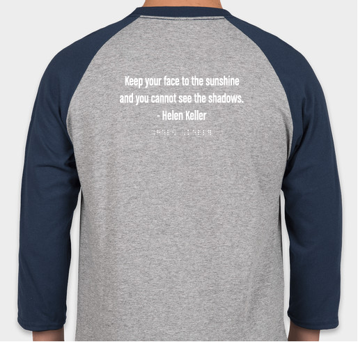 Deafblind Sunshine Fundraiser Fundraiser - unisex shirt design - back