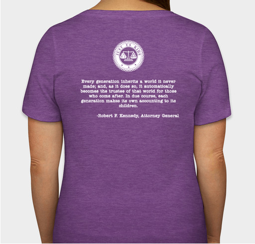 JUK Adult T-Shirt Fundraiser Fundraiser - unisex shirt design - back