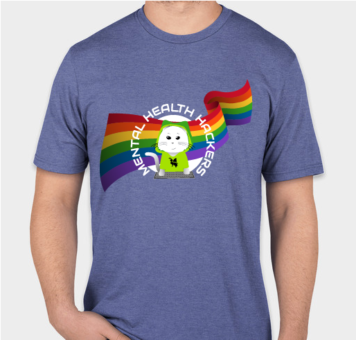 Mental Health Hackers Fundraiser - unisex shirt design - front