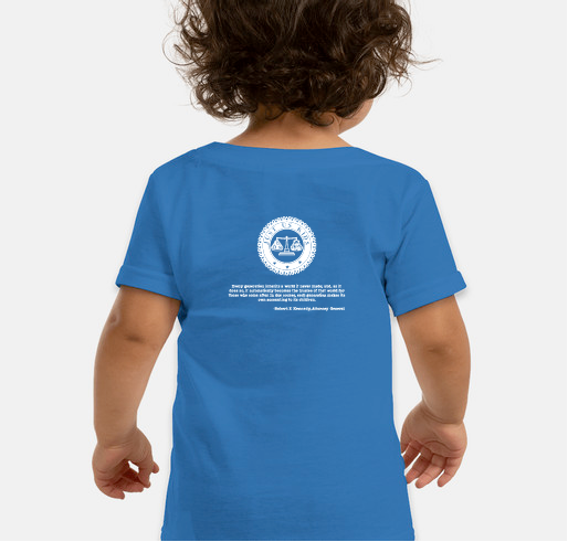 JUK Kids T-Shirt Fundraiser Fundraiser - unisex shirt design - back