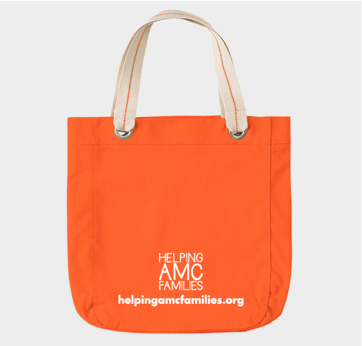 Helping AMC Families - LOGO BAGS! Fundraiser - unisex shirt design - back