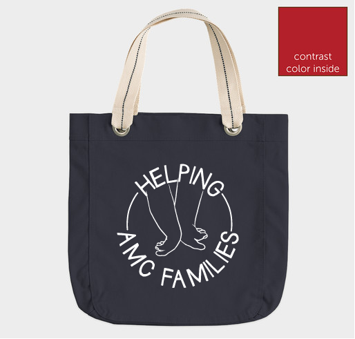 Helping AMC Families - LOGO BAGS! Fundraiser - unisex shirt design - front