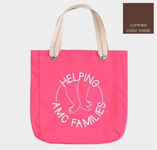 Helping AMC Families - LOGO BAGS! Fundraiser - unisex shirt design - front