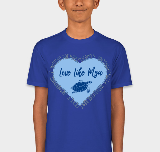 Love Like Mya Scholarship Fund Fundraiser - unisex shirt design - front