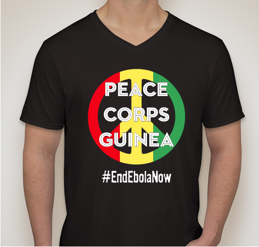 National Peace Corps Association Ebola Relief Fund Fundraiser - unisex shirt design - front