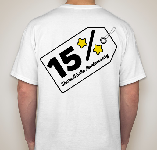 ShareASale's PMA Fundraiser Booster Fundraiser - unisex shirt design - back