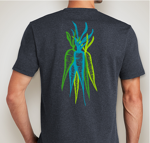 NutritionFacts.org - Carrot Design Fundraiser - unisex shirt design - back
