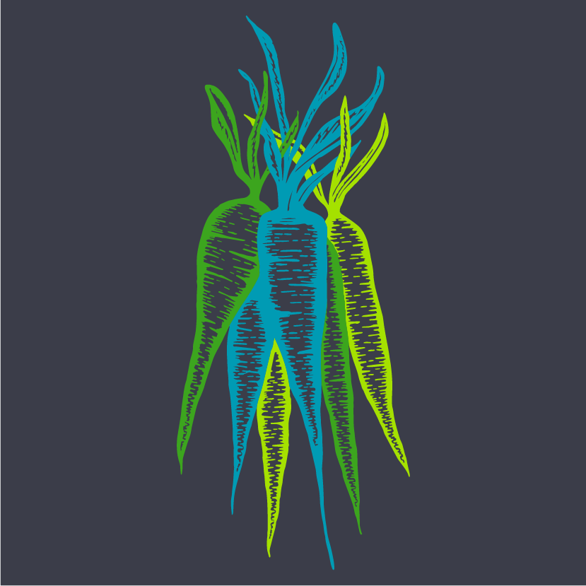 NutritionFacts.org - Carrot Design shirt design - zoomed