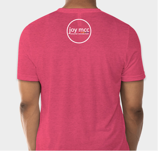 Joy MCC's Love Wins Fundraiser Fundraiser - unisex shirt design - back