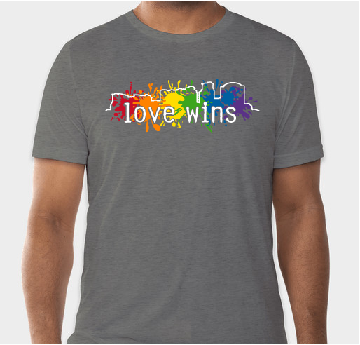 Joy MCC's Love Wins Fundraiser Fundraiser - unisex shirt design - front