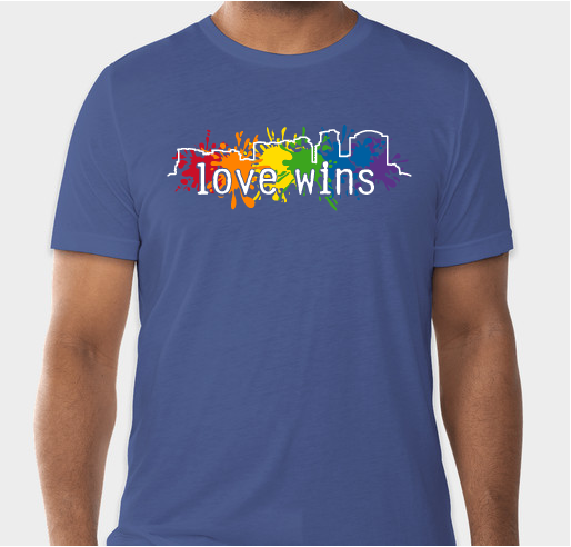 Joy MCC's Love Wins Fundraiser Fundraiser - unisex shirt design - front