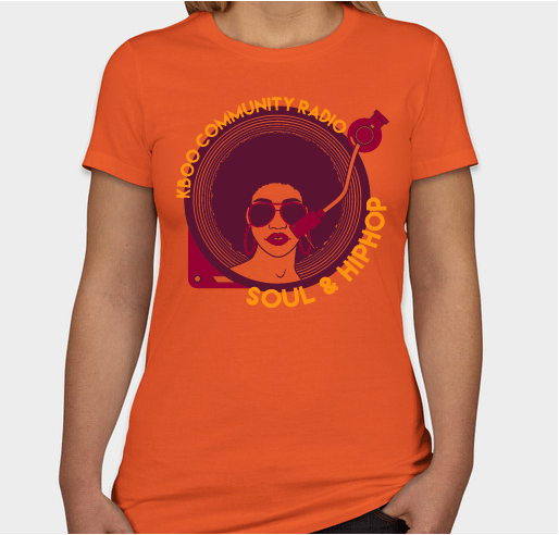 KBOO Soul & Hip Hop Marathon Limited Edition T-shirt Fundraiser - unisex shirt design - front