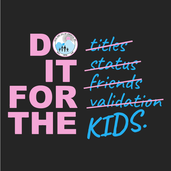 DO IT FOR THE KIDS! shirt design - zoomed