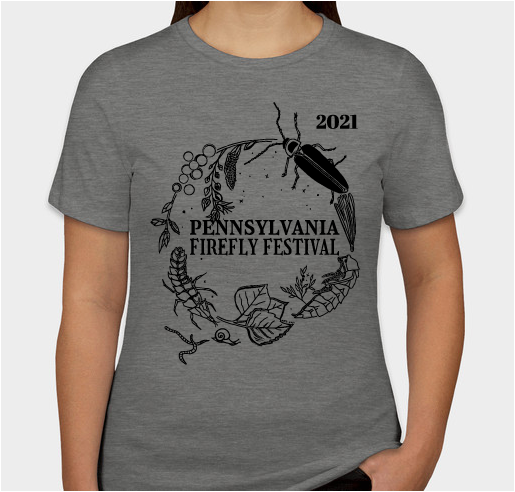 The 2021 PA Firefly Festival t-shirt Fundraiser - unisex shirt design - front