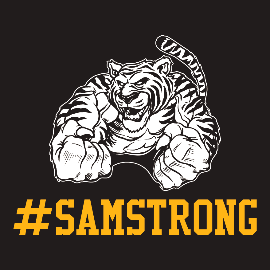 SamStrong shirt design - zoomed