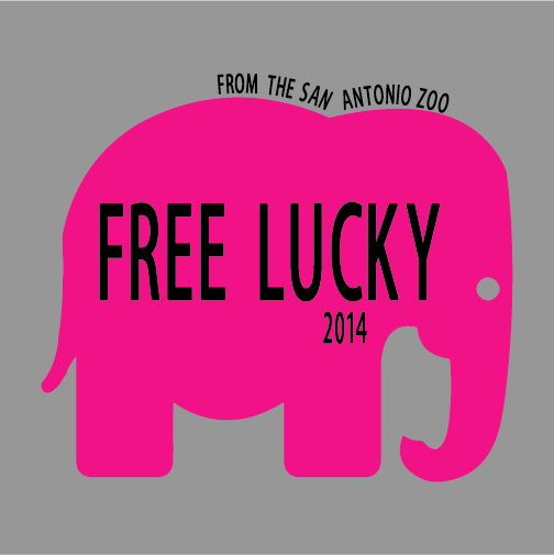 Free Lucky from the San Antonio Zoo shirt design - zoomed