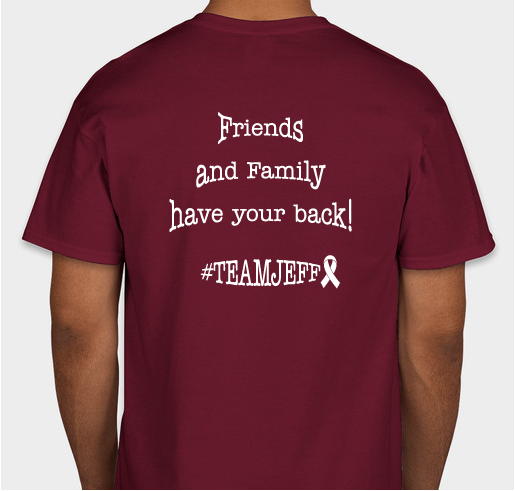 Jeff Wagoner Cancer Benefit Fundraiser - unisex shirt design - back