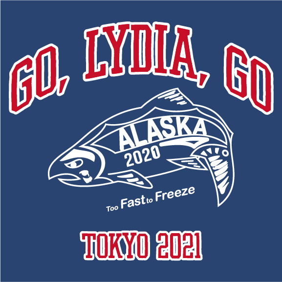 Alaskan Olympian shirt design - zoomed