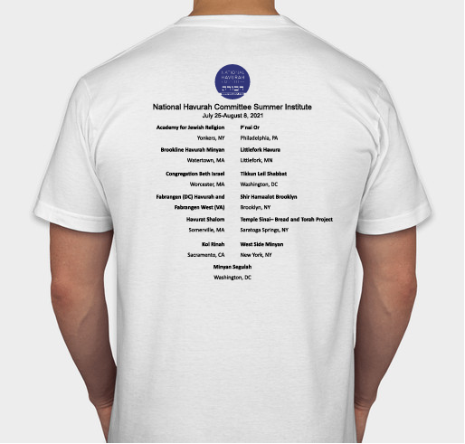 2021 Summer Institute T-shirt Fundraiser - unisex shirt design - back