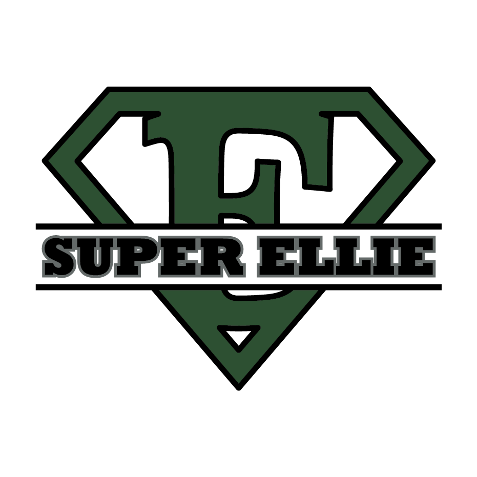 Team Super Ellie Runs Falmouth shirt design - zoomed