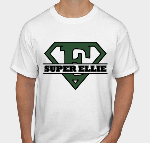 Team Super Ellie Runs Falmouth Fundraiser - unisex shirt design - front