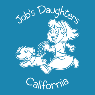 California Job's Daughters - Canine Companions for Independence shirt design - zoomed