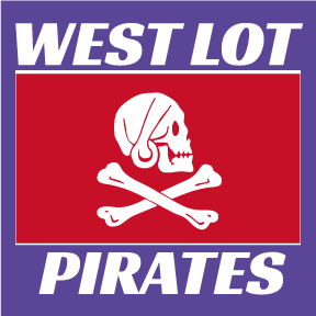 WEST LOT PIRATES T-Shirt Charity Fundraiser shirt design - zoomed