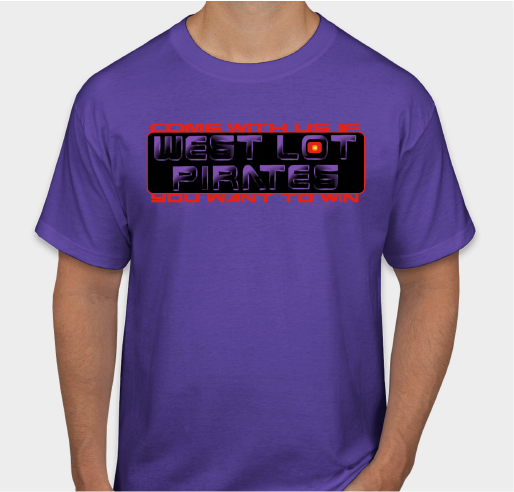 WEST LOT PIRATES T-Shirt Charity Fundraiser Fundraiser - unisex shirt design - front