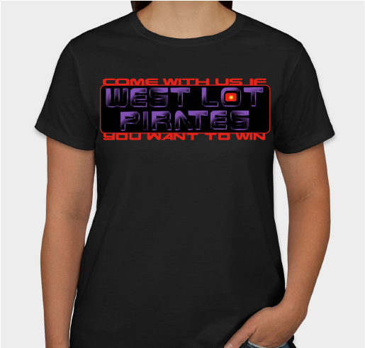 WEST LOT PIRATES T-Shirt Charity Fundraiser Fundraiser - unisex shirt design - front