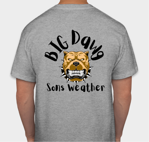 Weather Spotting Fundraiser Fundraiser - unisex shirt design - back