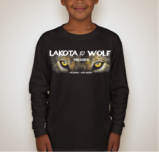 Lakota Wolf Fundraiser - unisex shirt design - back