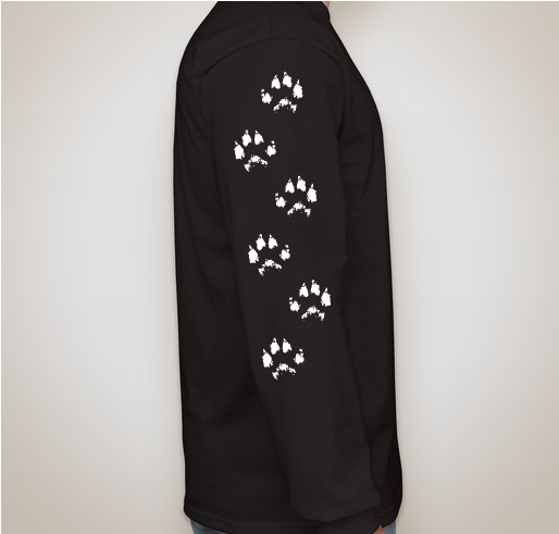 Lakota Wolf Fundraiser - unisex shirt design - back