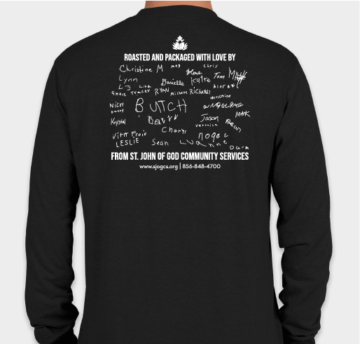 Holy Grounds Coffee Ltd. Fundraiser - unisex shirt design - back